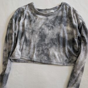 Tie-Dye Crop Top sweater shirt